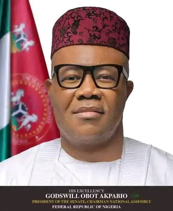 The Senate President Godswill Obot Akpabio